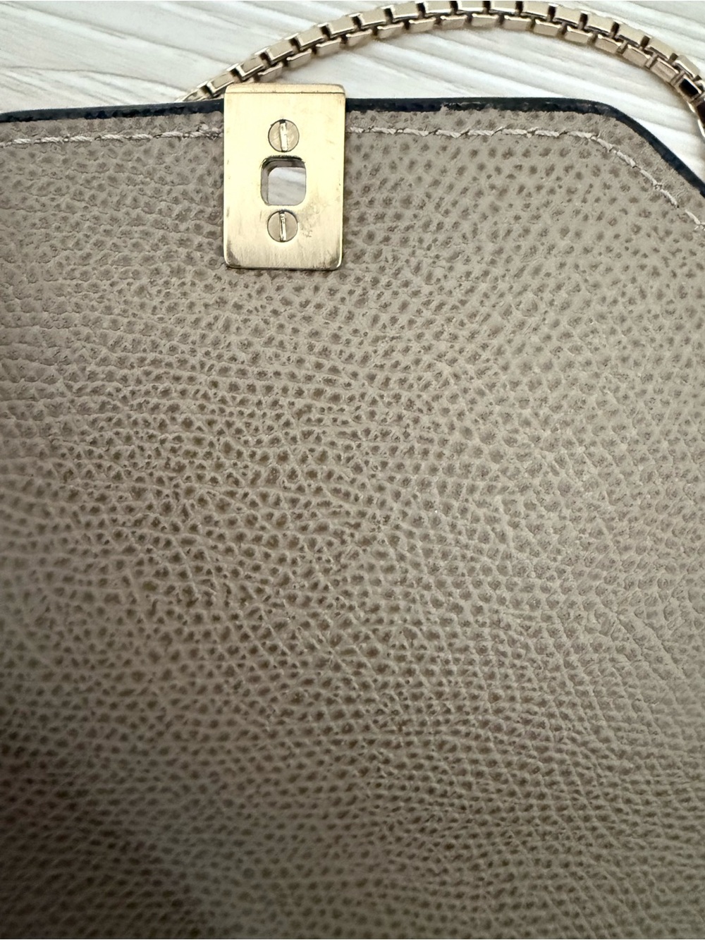 Valextra Iside clutch / wallet on chain - Picture 5 of 13